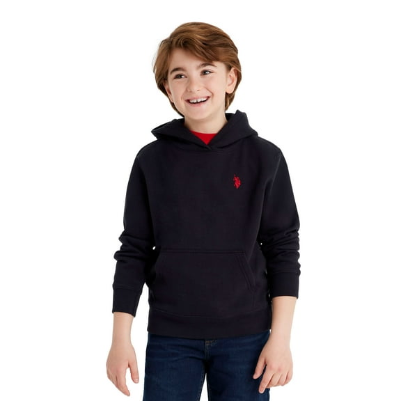 U.S. Polo Assn. Boys Fleece Pullover Hoodie, Sizes 4-18