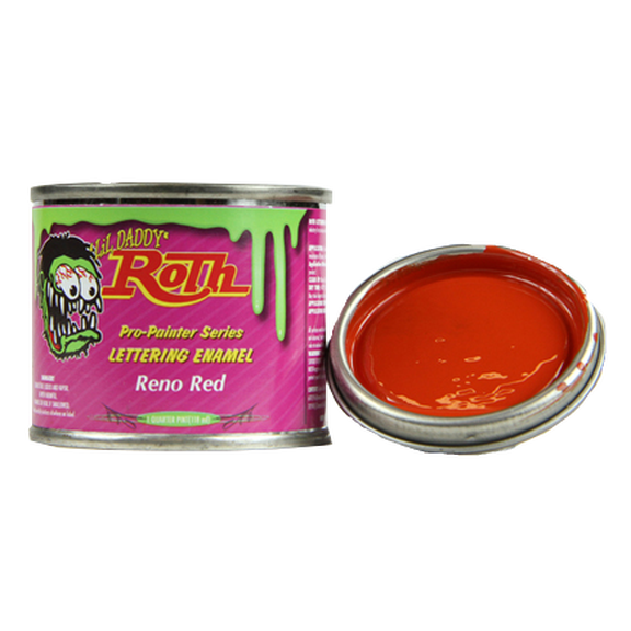 Reno Red Lettering Enamel