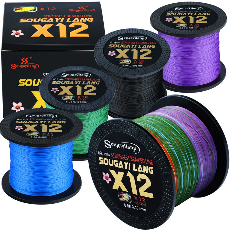 Sougayilang New Arrival 12 Strands PE Braid Line Abrasion Resistant Fishing  Wire for Outdoor Fishing 