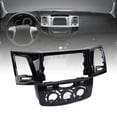 thumbnail image 3 of Car Stereo Radio Fascia Black Protective Panel for Hilux 2011-2016 Auto AC Models, 3 of 7