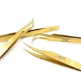 thumbnail image 4 of Pinzas inclinadas para mujeres y hombres – Depilación de garrapatas astillas, facial, de cejas y encarnado – Pinzas quirúrgicas afiladas, de punta puntiaguda Las mejores pinzas de precisión, 4 of 5