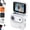 White, variant on Multi-Functional Flip Screen Action Camera – 4K 360° Panoramic with Image Stabilization, 800mAh Battery, Chest Mount for Cycling, Skydiving, Vlogging