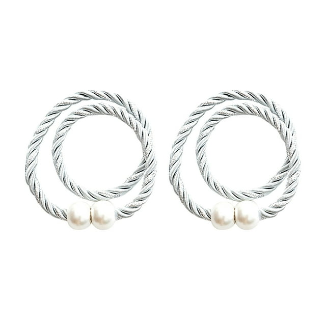 Modern Strong Weave Rope Curtain Tiebacks Drape Holdbacks Decorative Convenient Solution For Home Window Draperies