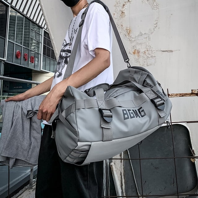 Mochila De Gimnasio Fivean De Cuero Para Hombre Y Mujer Bolsa De Viaje Duradero X150A