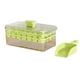 thumbnail image 2 of Máquina de bloques de hielo con pala de hielo - 19x11x10,5cm de plástico de grado alimentario, fácil de desmoldear, tapa transparente y a prueba de fugas, bloques de hielo caseros para frigoríficos, 2 of 4