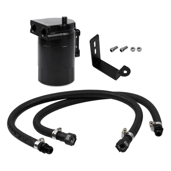 RULLINE Oil Catch Can Air Oil Separator Compatible with GMC Sierra 1500 Chevy Silverado 1500 2014-2018 Chevy Tahoe Suburban GMC Yukon 2015-2020