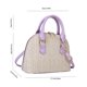 thumbnail image 3 of Bolsa cruzados de verano casuales tejidos a mano Elegantes para viajar (Púrpura) JShteea Para Estrenar, 3 of 9