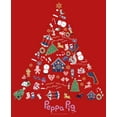 thumbnail image 2 of Girl's Peppa Pig Christmas Tree Icons  Graphic T-Shirt, 2 of 5