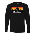 thumbnail image 2 of Wild Bobby I Believe Funny Retro Bigfoot Sasquatch Conspiracy Outdoor Hiking - Pop Culture Men Long Sleeve Shirt, 2 of 6