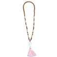 thumbnail image 2 of Up to 65% off amlbb Women's Necklace Women Tassel Wooden Beads Necklace Pendant Bohemian Chain Jewelry Accessory on Clearance, 2 of 2