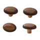 thumbnail image 5 of 4 ganchos de madera para abrigos, perchas para gabinetes, multiusos, ligeros y modernos. Oval, 5 of 9