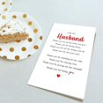 thumbnail image 4 of Tarjeta de cumpleaños Obbyidk para esposo con poema, 13 x 20 cm, 4 of 7