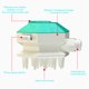 thumbnail image 2 of Rociador de baño para mascotas con cepillo incorporado, color azul lago, diseño ergonómico antideslizante, fácil de usar y limpiar a fondo. Ideal para perros medianos y grandes., 2 of 6