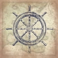thumbnail image 3 of Grey, Jace 12x12 Black Modern Framed Museum Art Print Titled - Coastal Map, 3 of 5