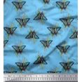 thumbnail image 1 of Soimoi Poly Georgette Fabric Artistic Butterfly Fabric Prints by Yard 42 Inch Wide, 1 of 3