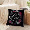 thumbnail image 3 of LALILO Throw Pillow Covers Fashion With Flower Floral Aztec Stitch Cushion Cover 18" x 18", 2 Pack, 3 of 6