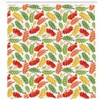 thumbnail image 3 of Ambesonne Rowan Shower Curtain, Autumnal Flora Pattern, 69"Wx70"L, Multicolor, 3 of 3