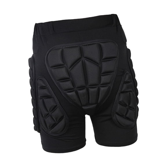 Wosthever Patinaje Esquí Almohadilla de cadera Protección Pantalones de cadera Rodillo transpirable para esquiar L Ciclismo Negro SG