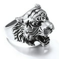 thumbnail image 6 of ChainsProMax Mens Rings Size 13 Stainless Steel Rapper Statement Rings, 6 of 8