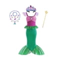 thumbnail image 3 of Disfraz de princesa Ariel de La Sirenita de Disney, vestido morado para niñas, disfraz de cosplay para niños, fiesta de cumpleaños de carnaval, vestido de sirena, 3 of 5
