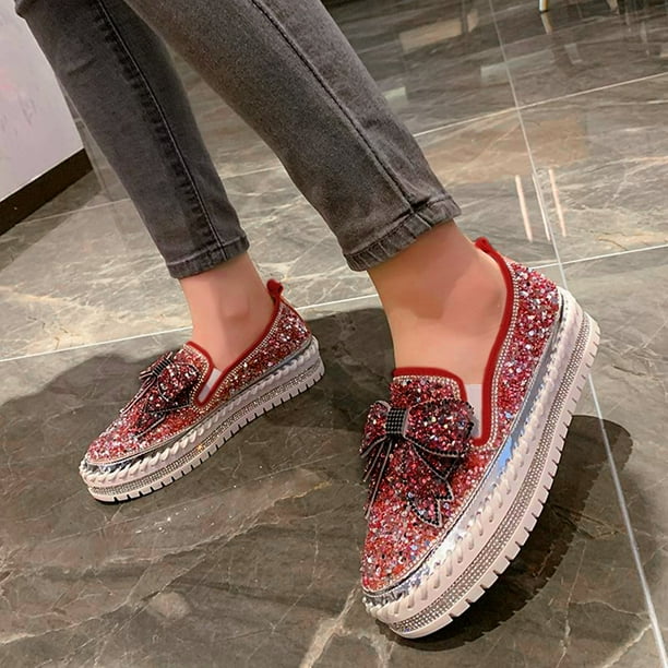 Zapatos, zapatillas sin cordones de moda para mujer, con