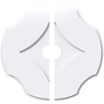 thumbnail image 1 of Ekena Millwork CMP20PL2-03000 20 in. OD x 3 in. ID Carré Percival Architectural Grade Médaillon de Plafond Contemporain PVC - 2 Pièces, 1 of 1