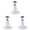 White, variant on CSSJKYJ Wall Mount Security Camera Bracket 3.7 Inch, 1 Pack Universal Mounting Plastic Bracket Adjustable Battery Ceiling Mounting, White