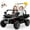Black, variant on Joyracer 24 Volt Ride on Toys with Remote Control, 4WD 2-Seater Battery Powered Tractor Wheeler Electric Car for Toddlers, Motorized Vehicle w/ Tippable Trailer, Music - Green