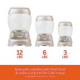 thumbnail image 3 of Petmate 290894 Cafe Feeder 3 Pound Pearl Tan, 3 of 9