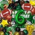 thumbnail image 2 of Set de globos de fútbol DUNSEO para decoración de fiesta de cumpleaños, 2 of 7