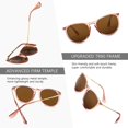 thumbnail image 4 of Gafas de sol SUNGAIT Vintage Round para mujer y hombre, 4 of 6
