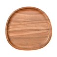 thumbnail image 3 of Plato de postre de madera Bandeja de desayuno Plato de comida de sushi Vajilla moderna Decorativa Estilo C, 3 of 9