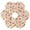 Delicate Christmas Ornaments, variant on 6 Pcs Drink Coasters with Holder 3.94in Woven Coasters for Drinks Delicate Christmas Ornaments Coaster Set for Protection Table