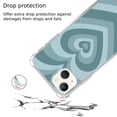 thumbnail image 3 of Blue Hearts Case Compatible with iPhone 13,Aesthetic Art Design TPU Bumper Bumper Cover Case, 3 of 6