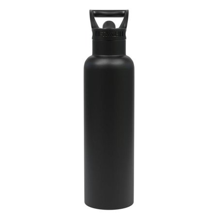 

Fifty-Fifty 592233 21 oz Vacuum Insulation Water Bottle with Straw Cap Black