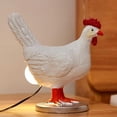 thumbnail image 6 of KOMI Chicken Egg Lamp Funny Chicken lamp with Egg in Butt Lifelike LED Chicken Night Lights with USB Resin Warm Table Light Decor Birthday Christmas Gifts for Kids Friends, 6 of 6