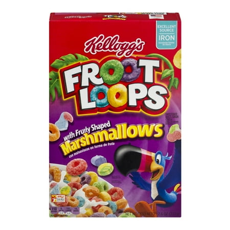 UPC 038000862304 product image for Kellogg's Froot Loops Marshmallow Sweetened Multi-Grain Cereal, 12.6 Oz | upcitemdb.com