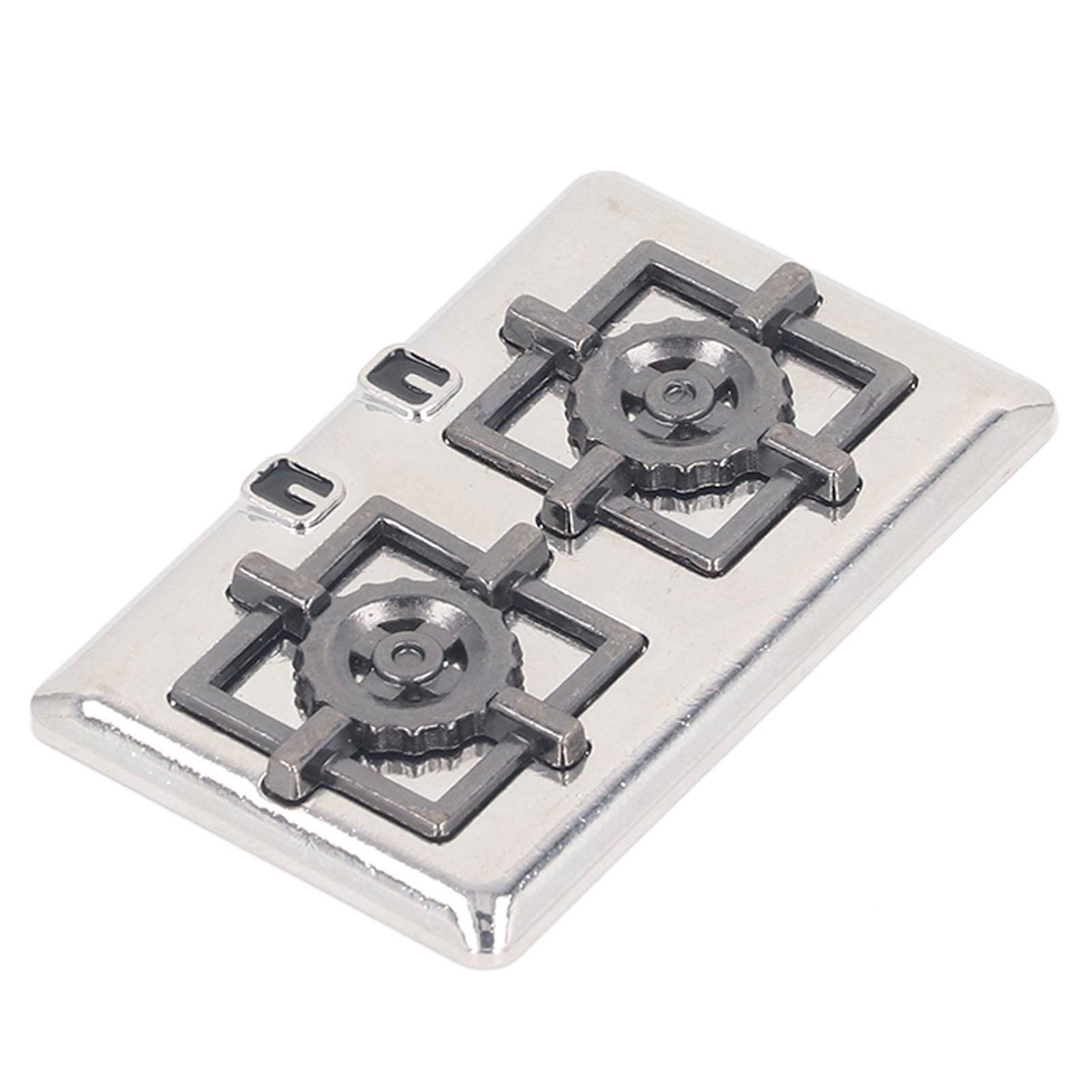 Maison de Poupée 3 Pcs Modèle de Poêle Miniature Haute Simulation Poêle en Alliage Accessoire de Cuisine Maison de Poupée Décorations