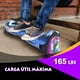 thumbnail image 4 of HOVERSTAR Bluetooth Hoverboard, LBW12A Color cromado o monopatín eléctrico de piel impresa con ruedas intermitentes LED, 4 of 5