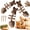 3PCS Gallberry Flavor, variant on Catnip & Silvervine Chew, Natural Fish-Shaped Dental Toy for Cats with Bonus Sticks for Cats Teeth Cleaning