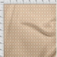 thumbnail image 4 of oneOone Rayon Light Beige Fabric Asian Block Print Traditional Sewing Craft Projects Fabric Prints By Yard 56 Inch Wide, 4 of 4