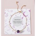 thumbnail image 2 of Pulsera con cadena de amatista y tarjetas Clarify para San Valentín Pulseras para mujer, 2 of 8