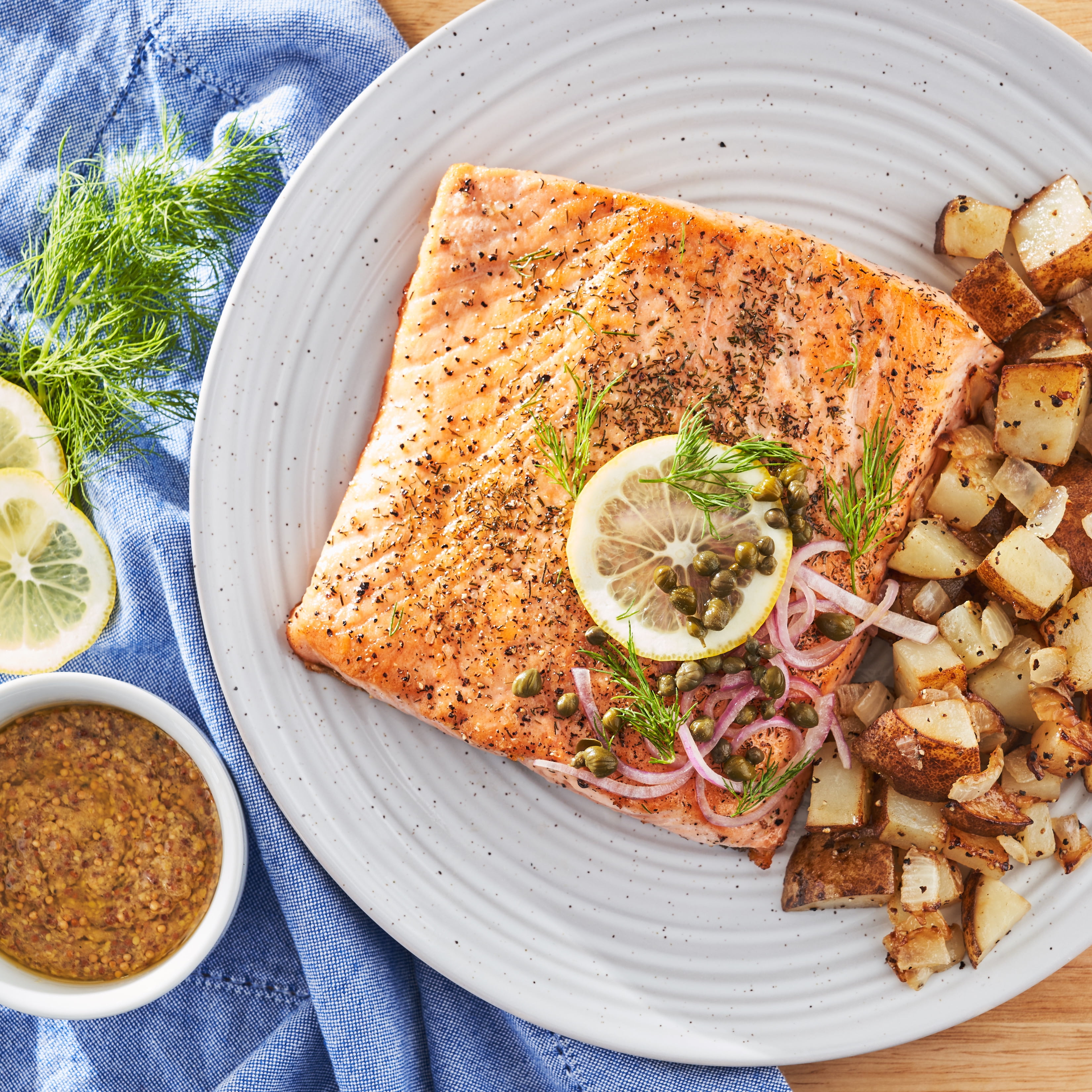 Marketside Skin-On Atlantic Salmon Fillets, 0.70 - 1.25 lb