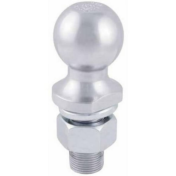 CURT 40002 Chrome Trailer Hitch Ball, 3,500 lbs, 1-7/8-Inch Diameter, 1 x 2-1/8-Inch Shank