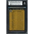 thumbnail image 2 of Johnny Bench & Gene Tenace Autographed 1973 Topps Card #203 Beckett BAS #19209385, 2 of 2