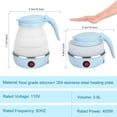 thumbnail image 2 of Hervidor eléctrico de viaje PAHTTO plegable de 600 ml con cuenco y tazas, 2 of 9