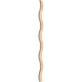 thumbnail image 3 of Ekena Millwork 47"H x 3/8"T Brazos Adjustable Wood Decorative Slat Wall Panel Kit, Hickory (contains 22 Slats), 3 of 16
