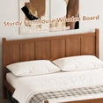 thumbnail image 3 of MODERNLUXE Queen Size Platform Bed with Headboard & Footboard,Solid Wood Bed Frame with Under Bed Storage for Adults Guests, Easy Assembly,Walnut, 3 of 8