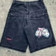 thumbnail image 2 of JNCO-pantalones cortos vaqueros holgados para hombre y mujer, ropa de calle estilo Harajuku, Y2K, Hip Hop, vintage, diseño gótico, baloncesto, 2 of 5