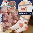 thumbnail image 3 of Toddler Girls Socks, 12 Pack Non Slip Breathable Crew Socks with Grips for 0-7 Years Kids, 3 of 5
